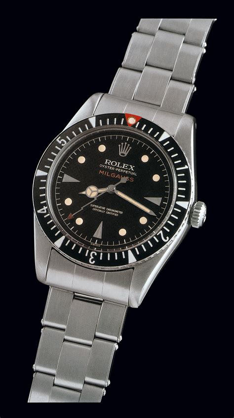 SIGNED ROLEX, MILGAUSS MODEL, REF. 6541, CASE NO.